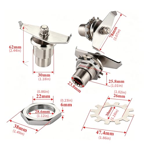 Pieza combinadora de acero inoxidable con rotación de 360 grados 4