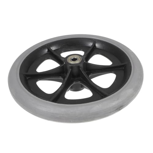 Roue de fauteuil roulant 8 pouces pneu plein pour remplacer une roue usée