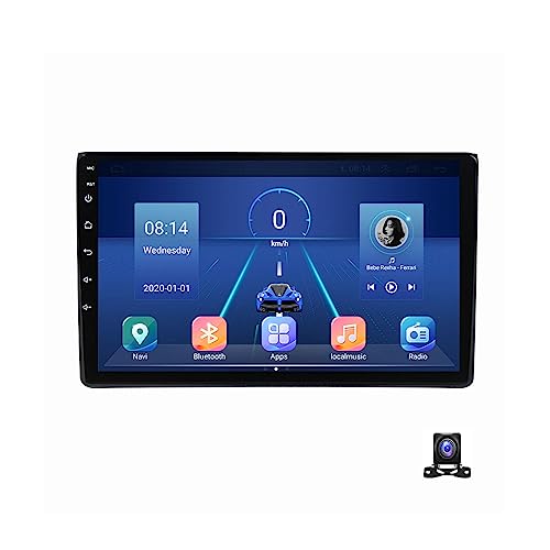 2 DIN Android 12 Car Stereo Radio De Coche De 9 Pulgadas Pantalla Táctil Bluetooth Manos Libres Radio Auto FM/DSP/RSD con AHD Cámara De Visión Trasera, para Audi A4 B6 B7 S4 RS4,M100s