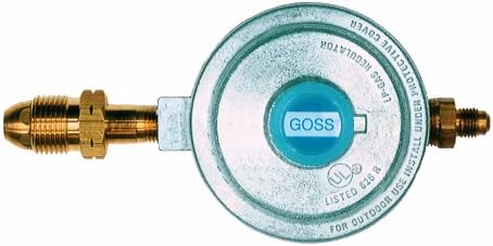 Goss EP-60-3 Low Pressure Propane Regulator, POL Inlet, LH Hose Outlet