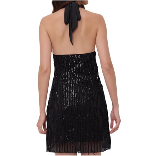 Image of women'Lace Tassels mini Dress Slip Sleeveless Party Club Dress