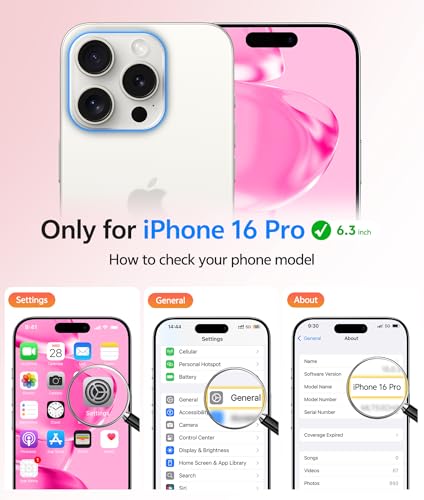 Image of FNTCASE for iPhone 16 Pro Case: [Compatible with Magsafe] Translucent Matte Magnetic Phone Cover - Military Grade Drop Protection Shockproof Protective Cases - Hot Pink
