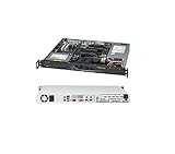 Supermicro CSE-512F-350B1 1U 350W 2x3.5 inch Fixed Drive Bay SAS/SATA Black Brown Box