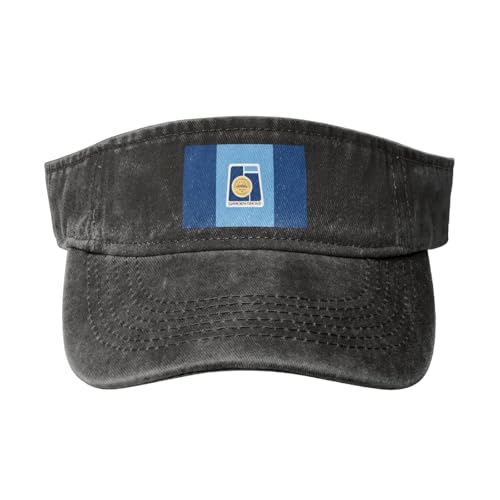 Flag of Garden Grove, California Sun Visor Hats Vintage Baseball Cap for Women Men Sun Hat Black