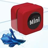 NASOFIR Aquarium Magnet Glass Cleaner, Magnetic Algaes Scrapers for 1/4 Inch Thick Small Glass Fish Tanks, Mini Cleaning Brush Scratch-Free Non-Slip Glass Scrubber (Not for Acrylic & Plastic Tanks)