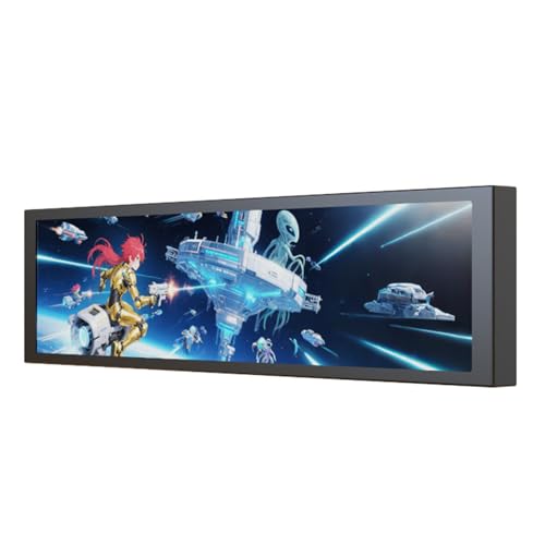 Pantalla de computadora secundaria detallada de 9.2 pulgadas para ejecución después de espacio de visualización adicional y notificaciones de observación de computadora