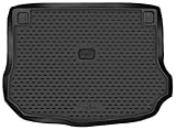 Passform Matte - Die 100% passgenaue und besonders robuste WALSER XTR Antirutschmatte Kofferraum in modernem 3D-Design ist kompatibel mit Dacia Logan MCV (KS) 02/2007-Heute, 7-Sitzer, 3. Reihe geklappt (lange Matte)