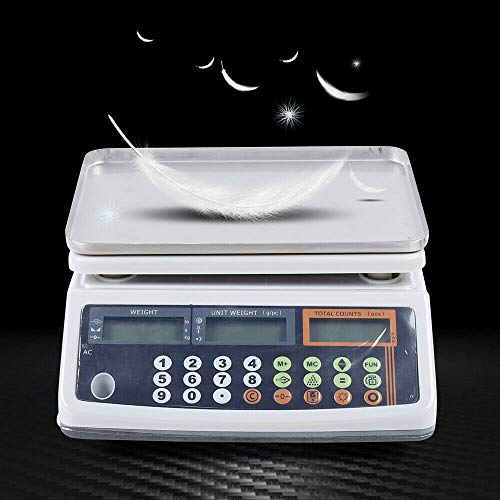 Báscula digital comercial precisa y versátil 66 lb