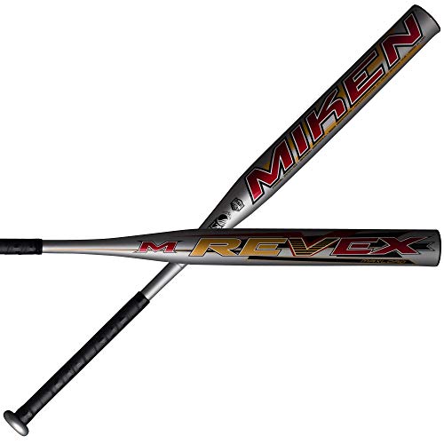 Miken 2019 REV-EX All Association 1-Piece Maxload Slowpitch Softball Bat (MREVEX)
