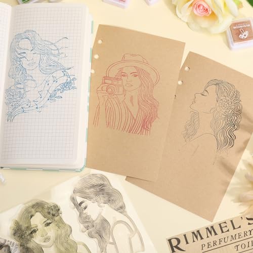 Origach 8.3 By 11.7 Inch Pretty Girls Clear Stamps Fashion Woman Silicone Stamps For Cards Making Diy Scrapbooking Photo Album Decoration thumb #4