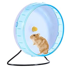 iFCOW Hamster Loopwiel, Huisdier Muis Silent Running Spinner Oefenwiel