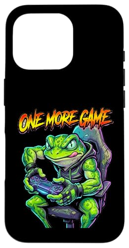 One More Game Funny Frog �Q�[�}�[�M�t�g �Q�[�����D�� T�V���c �X�}�z�P�[�X iPhone 16 Pro �p