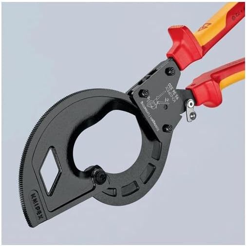 Knipex 95 36 320 Cable Cutters ratchet principle 3-stage