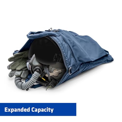 FlyBoys Jumbo Helmet Bag Azul resistente y acolchada miniatura 2