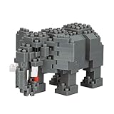 nanoblock - Animals - African Elephant, Collection Series Building Kit