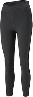 Leggings deportivos de cintura cruzada para mujer, tecnología de comodidad casual, color negro