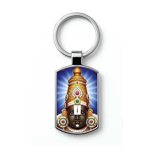 Image of Stylish Metal Keychains with Permanent Glossy Print - Inspirational Quotes & Spiritual Designs - Perfect Key chains for loved ones, Personal Use, Gifts & Return Gifts