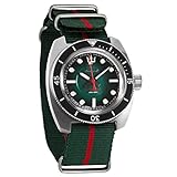 Vostok Automatik-Uhrwerk mit 31 Rubinsteinen. Vollständig aufgezogene Uhren laufen mindestens 31 Stunden. Anti-Shock (stoßfest) Balance.