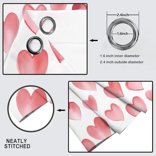 Rideaux Occultants Isolant Thermique Rose Opaque Salon Chambre Oeillets