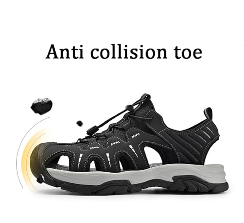 Men’s Sport Outdoor Hiking Sandals Closed Toe Athletic Adventure Beach Fisherman Water Sandals2