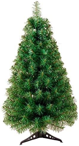 Artificial Christmas Tree with Stable Tripod Large Christmas Party Home Decoration Tree (Green,3 Feet)