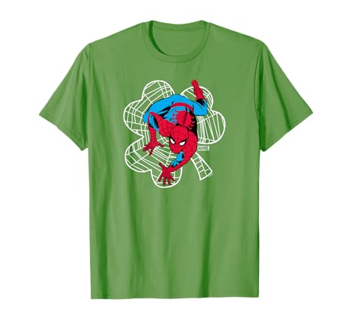 Spider-Man - Web Shamrock St. Patrick's Day T-Shirt