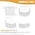 LayinSun 8 Pieces Patio Furniture Set with Fire Pit Table, Black Rattan Modular Sectional Patio Conversation Sofa Set
