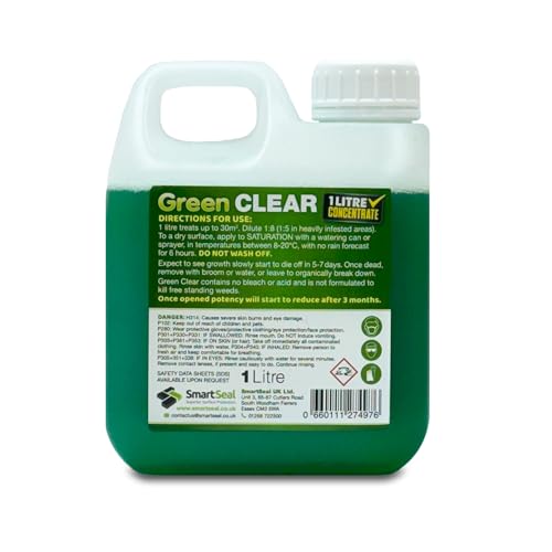 SmartSeal Green Clear, 1L, Spray and Leave Patio Cleaner & Roof Cleaner - Image 2