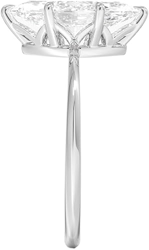 Miniatura 2 de Anillo de compromiso de 1 a 3 quilates para mujer, con solitario, moissanita, diamante de aniversario, regalo de promesa, plata 925, oro macizo de