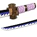 Forgemith Roronoa Zoro Replica Sword Set, Nidai Kitetsu, Cosplay Prop, Adult, 40.75 Inches, Stainless Steel, Includes Sword, Belt, Display Stand