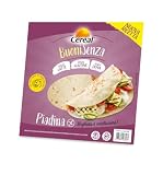 Céréal Piadine senza Glutine, Latte e uova, Alternativa al pane, senza strutto, 200 Gr