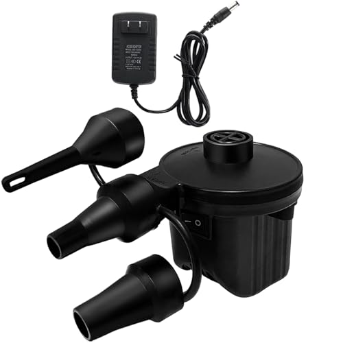 Inflatable Bed Pump, Electric Air Pump(100 Gallon/Min) for Air Mattress Beds, Inflatable Swimming Pools, Swimming Ring（AC110-240V）