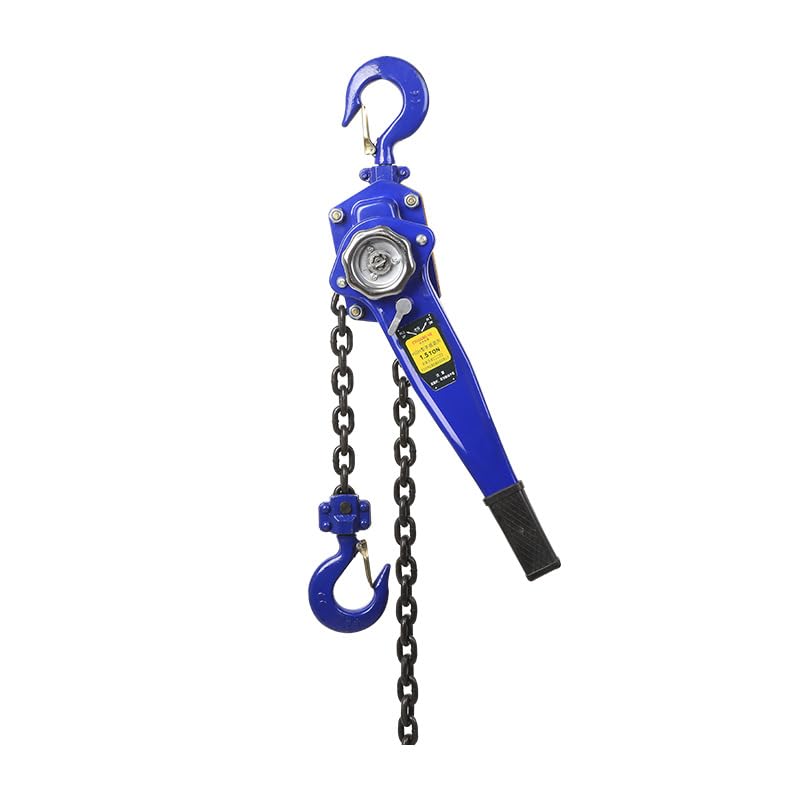 1-Tonnen-Handhebelkettenzug, G80 verzinkter Handkettenzug aus Carbon, Handkettenzug mit Doppelklinkenbremse,A01
