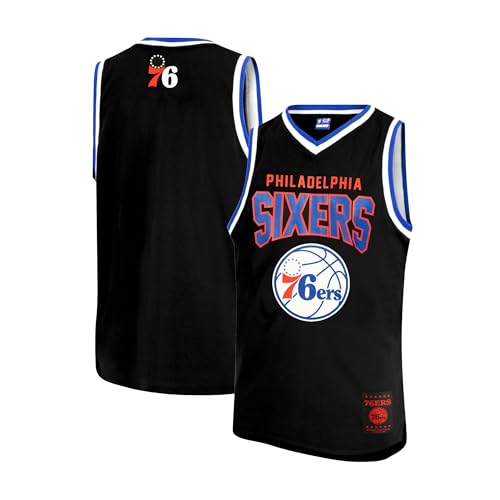 Image of Ultra Game Youth NBA Official Tank Top Mesh Sleeveless Muscle T-Shirt - Black