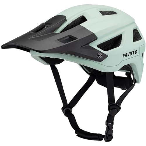 Favoto Mountain Bike Helmet - Dual Shell Lightweight MTB Bicycle
