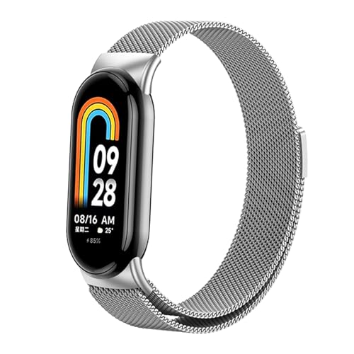 Correa de bucle milanés para la banda Xiaomi Mi 8 NFC en acero inoxidable