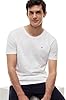 Tommy Hilfiger Men’s 3 Pack Short Sleeve Slim Fit T-Shirts, White (White/White/White), S #4