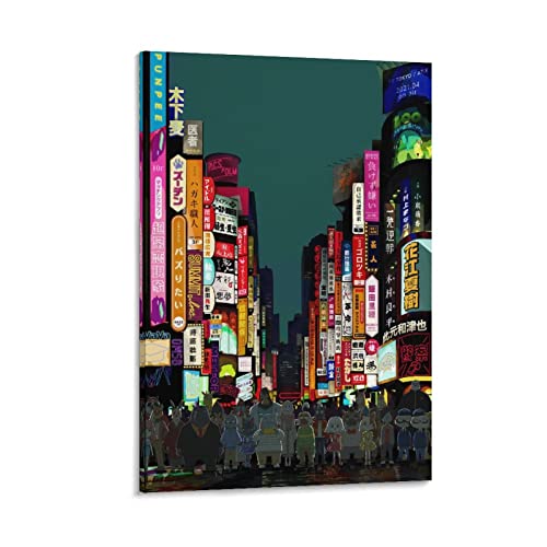 Anime Posters Odd Taxi Canvas Art Poster Family Bedroom Posters Gifts 24X36Inch(60X90Cm) #TOP6