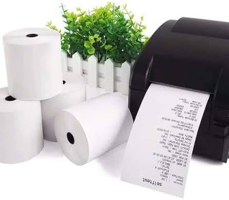 80x83 Thermal Till rolls (Box of 50rolls) 55-58gsm Premium quality POS rolls,Cash Receipt, Cash register rolls Corporate Stationers