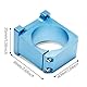 Genmitsu 65mm Durchmesser Aluminium CNC Spindelhalter Spindelhalterung für PROVerXL 4030 CNC Maschine Aluminium Z-Achse Montage Kits