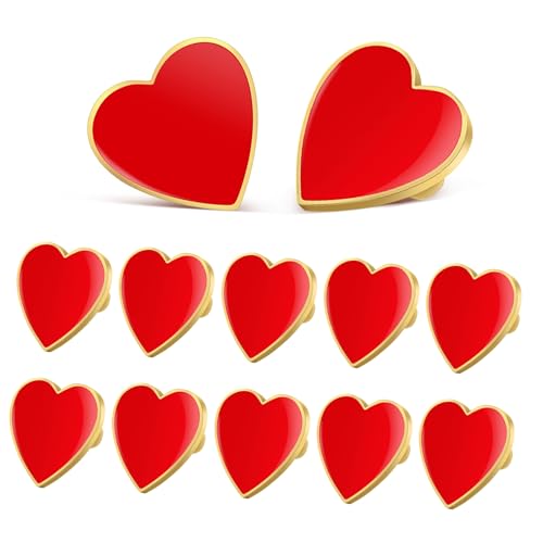 Alfileres de corazón VALICLUD para regalar amor y estilo en tus prendas favoritas