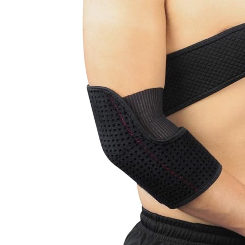XFSRG Codera Deportivas Compresión y Transpirabilidad Coderas Gym Cierre Ajustable con Velcro Elbow Brace para Tenis Fitness Voleibol Entrenamiento de Baloncesto