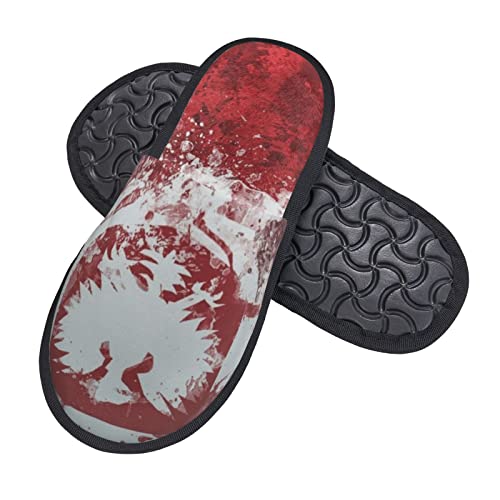 Polski Poland Flag House Slippers Plush Women Men Indoor Outdoor Home Shoes