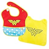Bumkins SuperBib, Baby Bib, With Cape, Waterproof Fabric, Fits Babies and Toddlers 6-24 Months –...