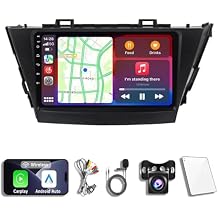 Android 14 Car Radio Stereo for 2012-2017 Toyota Prius Plus V Alpha LHD, 9 Inch Touch Screen Head Unit with Wireless CarPlay Android Auto, GPS Navigation Bluetooth WiFi 5G DSP SWC