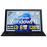 【整備済み品】Surface Pro7+ タブレットPC 12.3型 タッチパネル 第11世代Corei3 内蔵WEBカメラ 高速SSD128GB Windows11 MS Office H&B 2021 キーボード付属 薄型 2in1タブレット