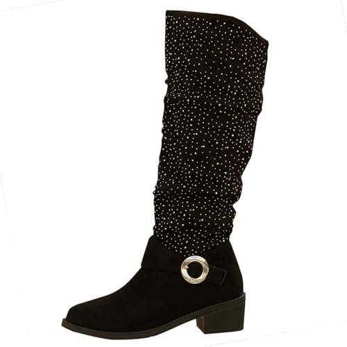 Bottes daim mi-hautes femme pour l'hiver en ville