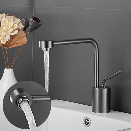 Grifo de baño de un solo manejo para evitar salpicaduras fuera 2