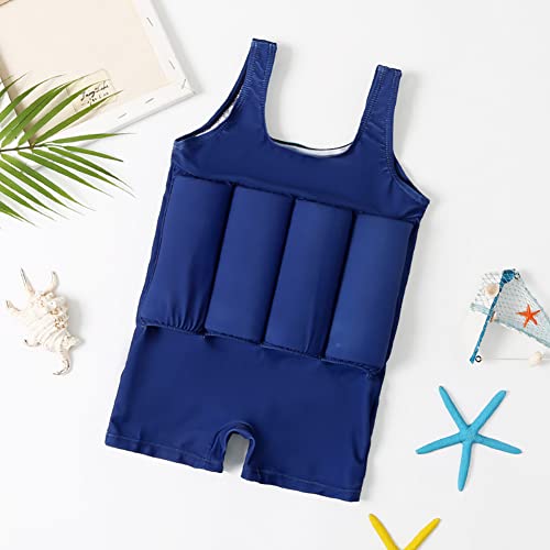 Image of Kids Float Swimsuit Buoyancy Sticks for Baby Boys Girls One Piece Floating Swim Vest Training Aid Swimwear