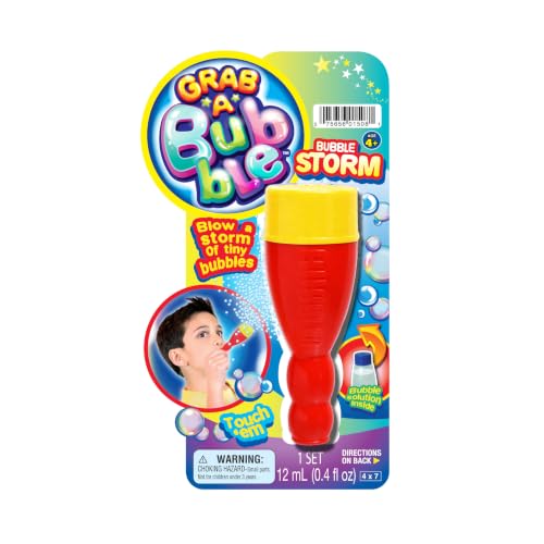 JA-RU Mini Handheld Bubble Blower with Non Toxic Bubble Solution 1508-1A